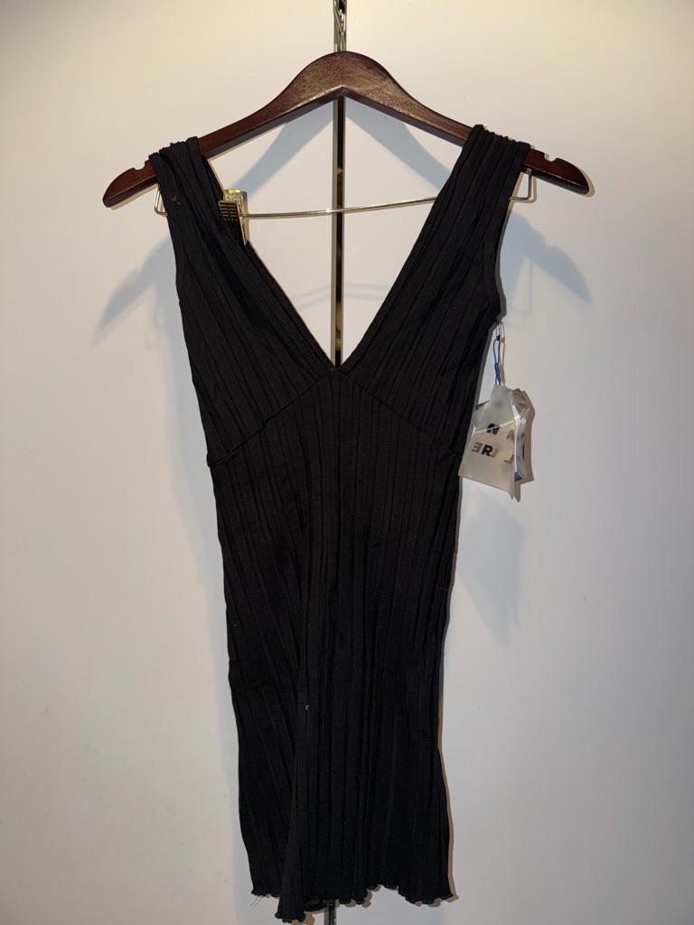 Simon Miller Ribbed V-Neck Dress